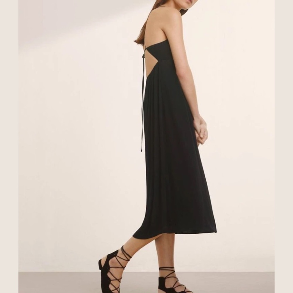 Talula (Aritzia) Cosimo maxi dress-blue/grey